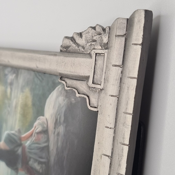 Samurai Temple Framed Art Woman Meditating‎ Fantasy Oil Painting Print - Picture 10 of 12